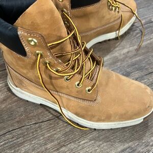 Timberland Tan and Black Men's Boots